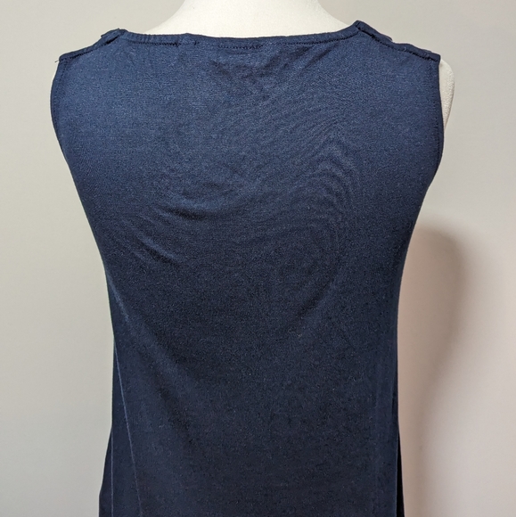 NAF NAF Flowy Double Strap Bow Sleeveless Top - Picture 7 of 12